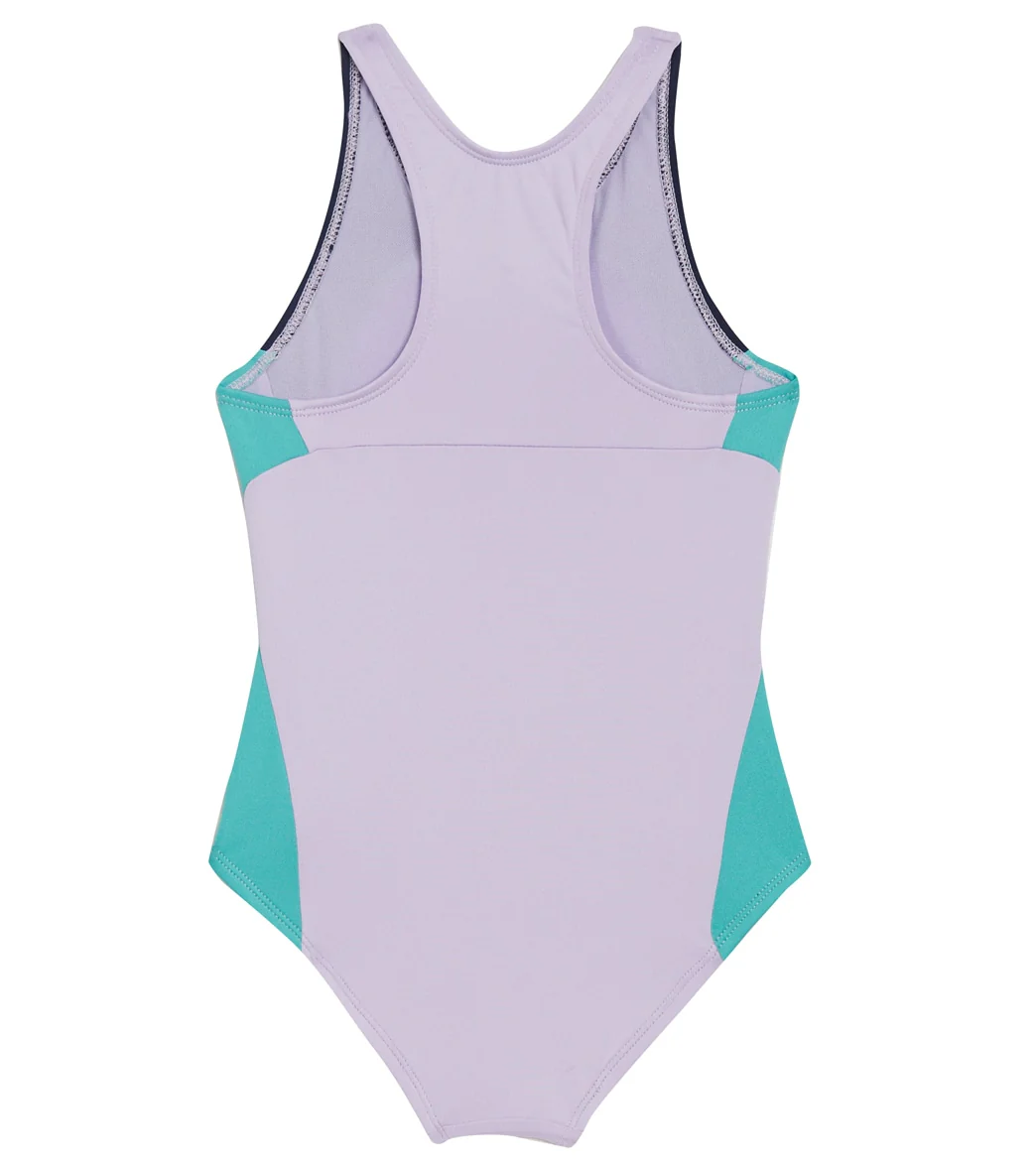 TYR Girls' Solid Splice Ella Maxfit One Piece Swimsuit (Little Kid, Big Kid) - Image 2