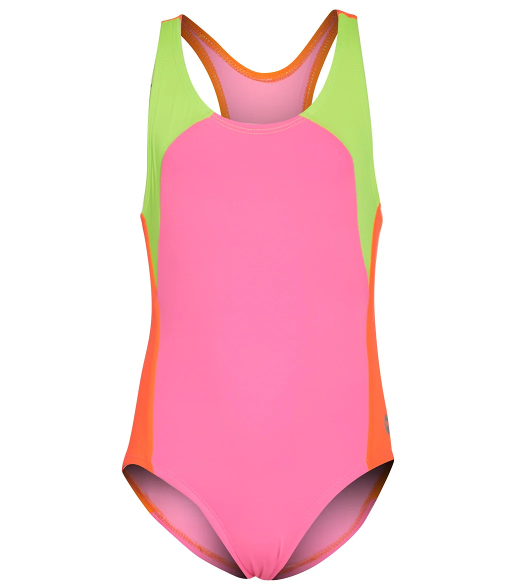 TYR Girls' Solid Splice Maxfit One Piece Swimsuit (Little Kid, Big Kid) - Image 12