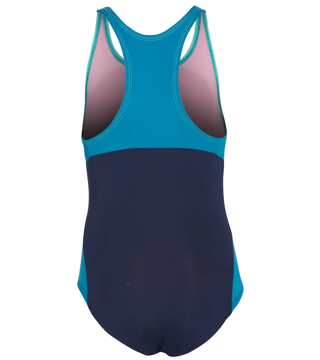 TYR Girls' Solid Splice Maxfit One Piece Swimsuit (Little Kid, Big Kid) - Image 2