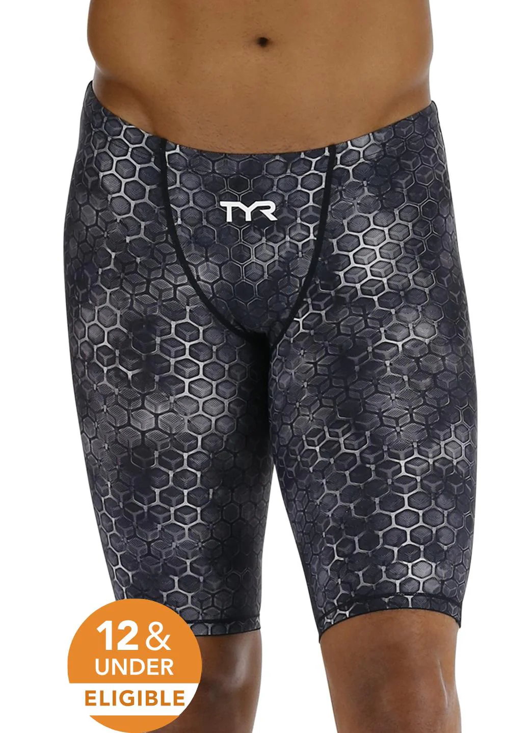 TYR Men's Akurra Thresher Short Jammer Tech Suit Swimsuit - Image 10