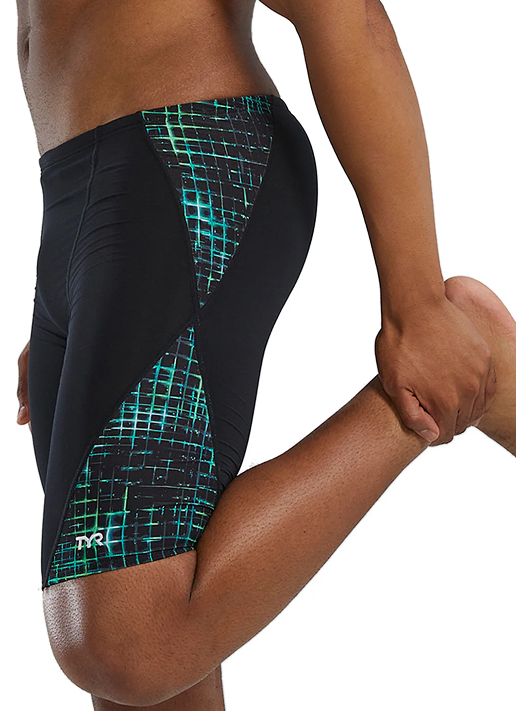 TYR Men's Atrix Blade Splice Jammer Swimsuit - Image 4