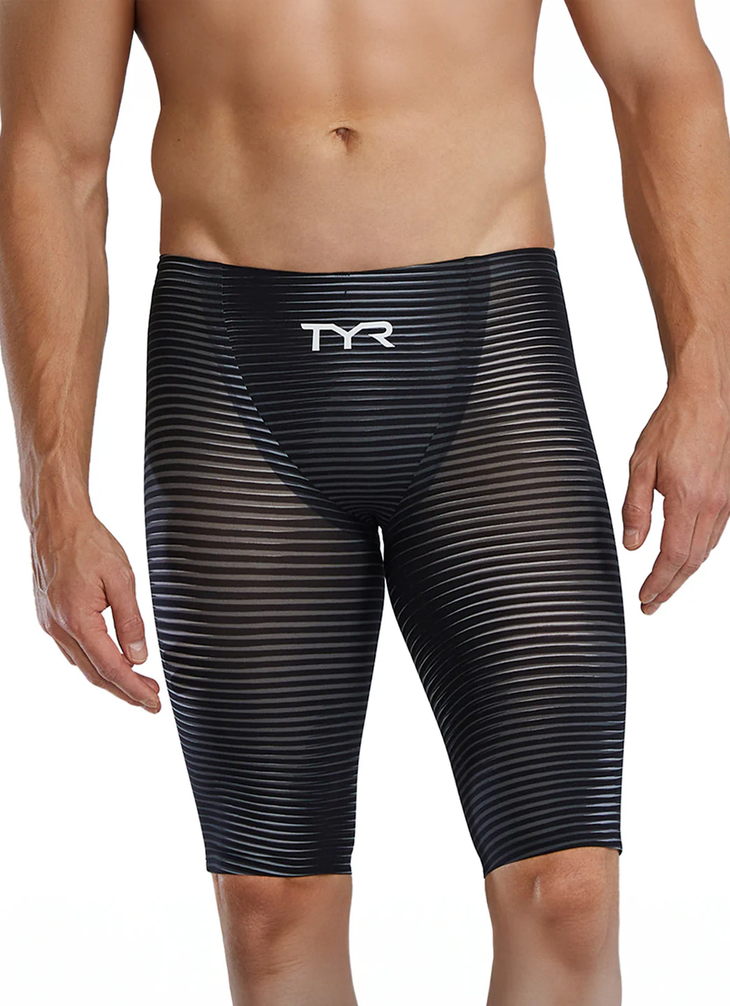 TYR Men's Avictor 2.0 Luminis High Waist Jammer Tech Suit Swimsuit - Image 10