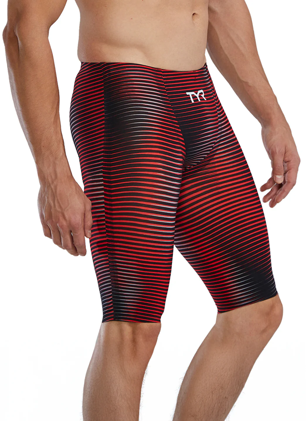 TYR Men's Avictor 2.0 Luminis High Waist Jammer Tech Suit Swimsuit - Image 17