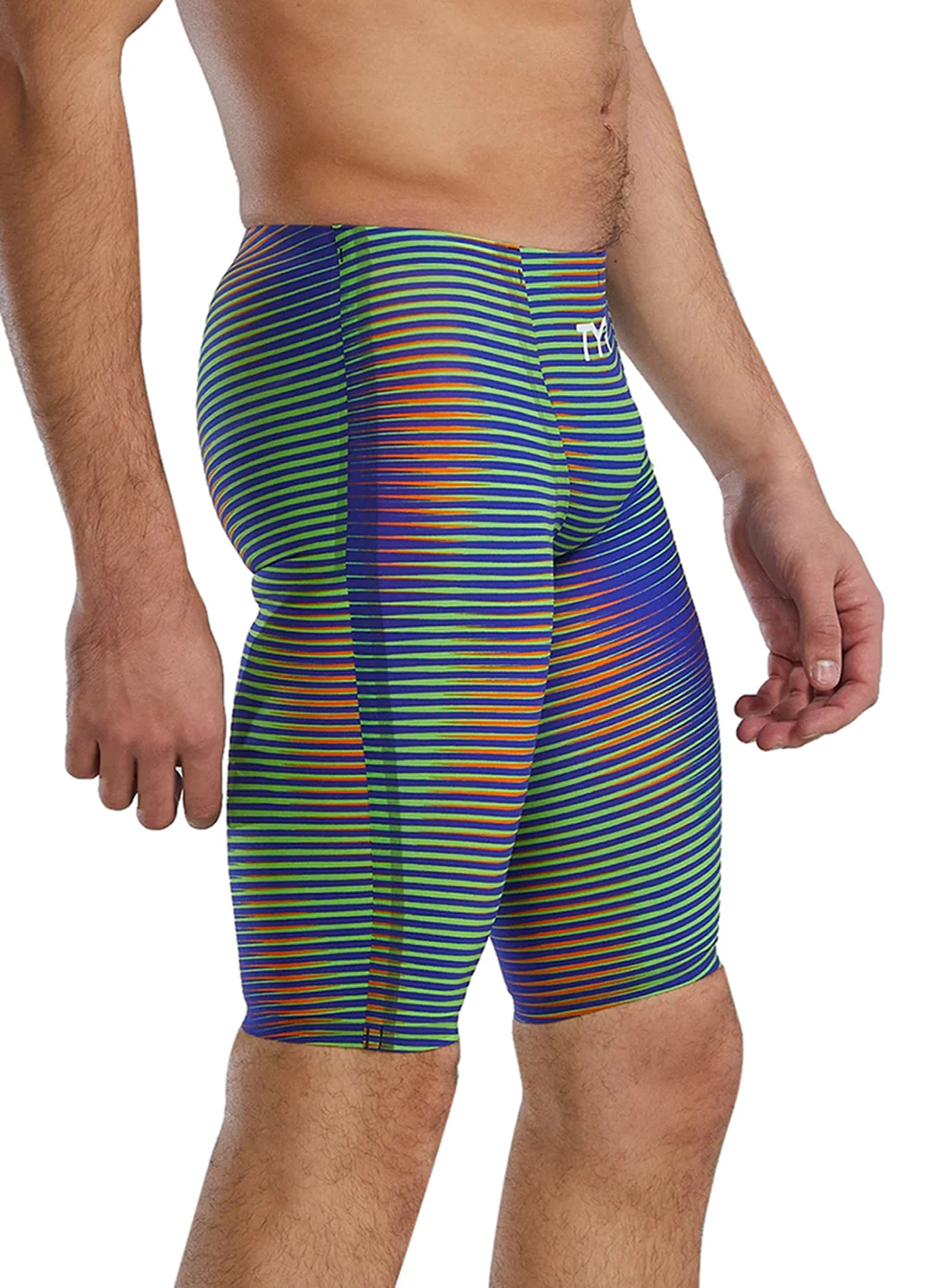 TYR Men's Avictor 2.0 Luminis High Waist Jammer Tech Suit Swimsuit - Image 3