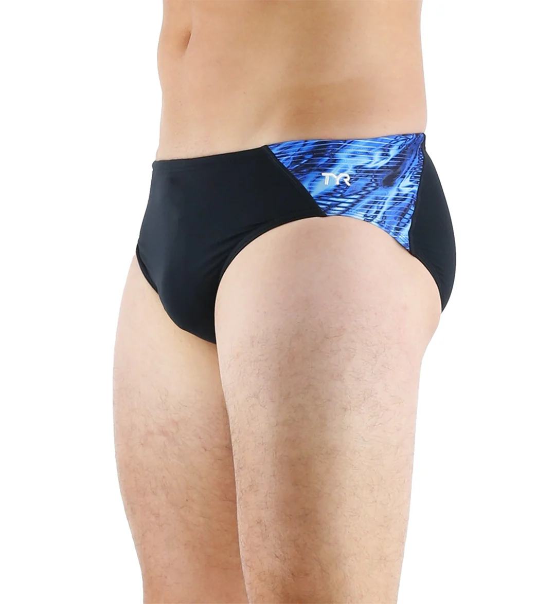 TYR Men's Cadence Racer Brief Swimsuit - Image 18