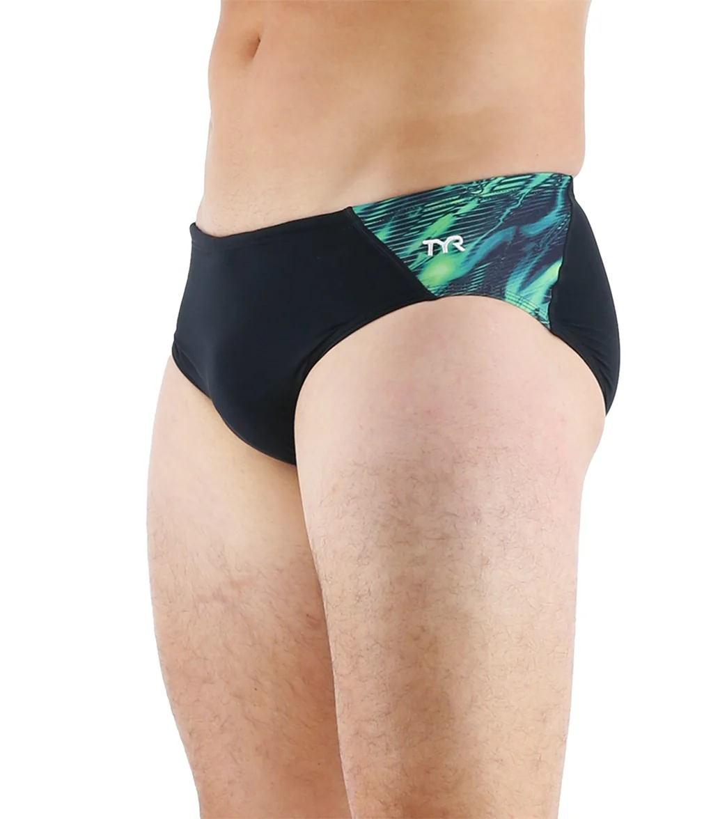 TYR Men's Cadence Racer Brief Swimsuit - Image 25