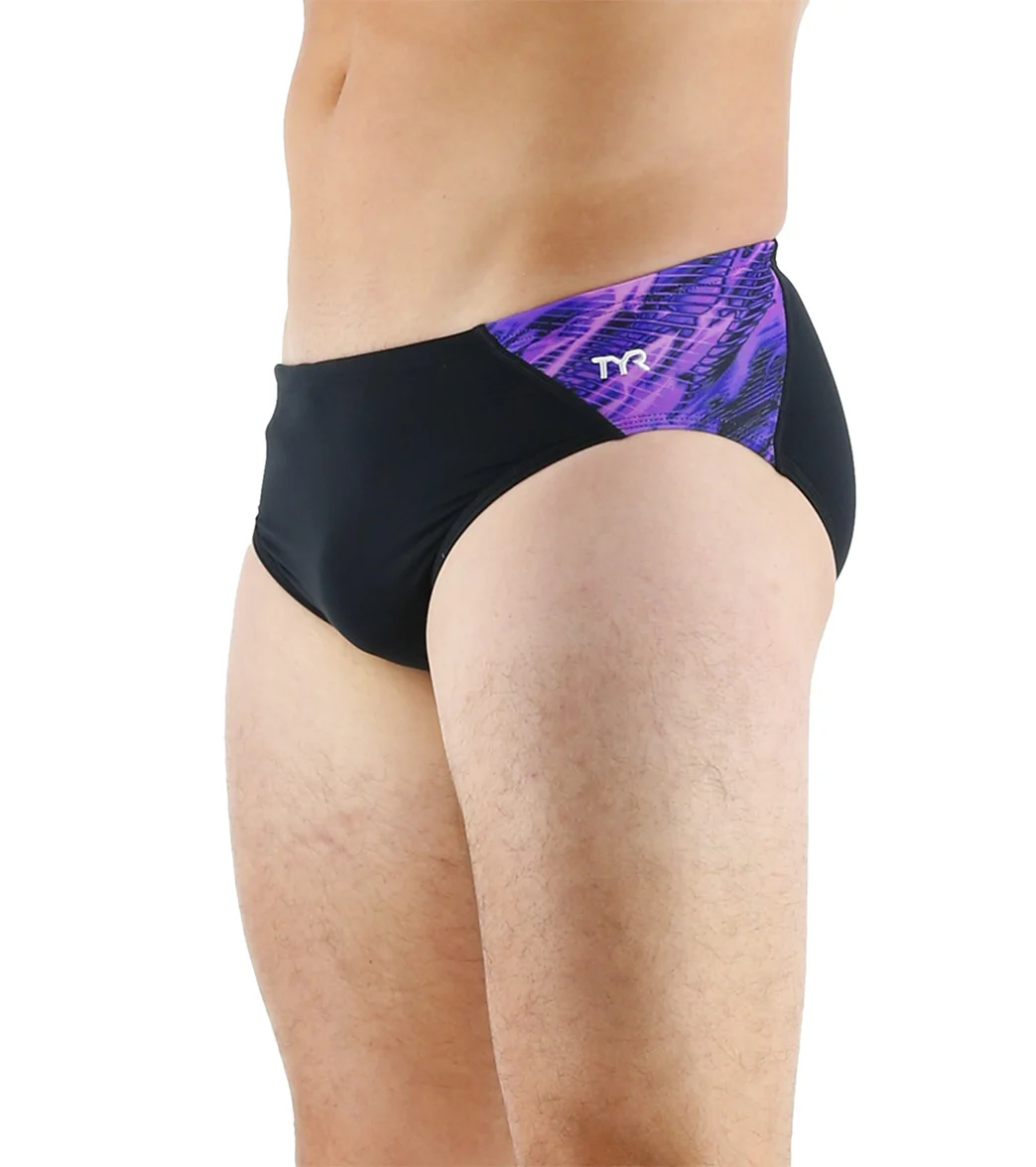 TYR Men's Cadence Racer Brief Swimsuit - Image 4