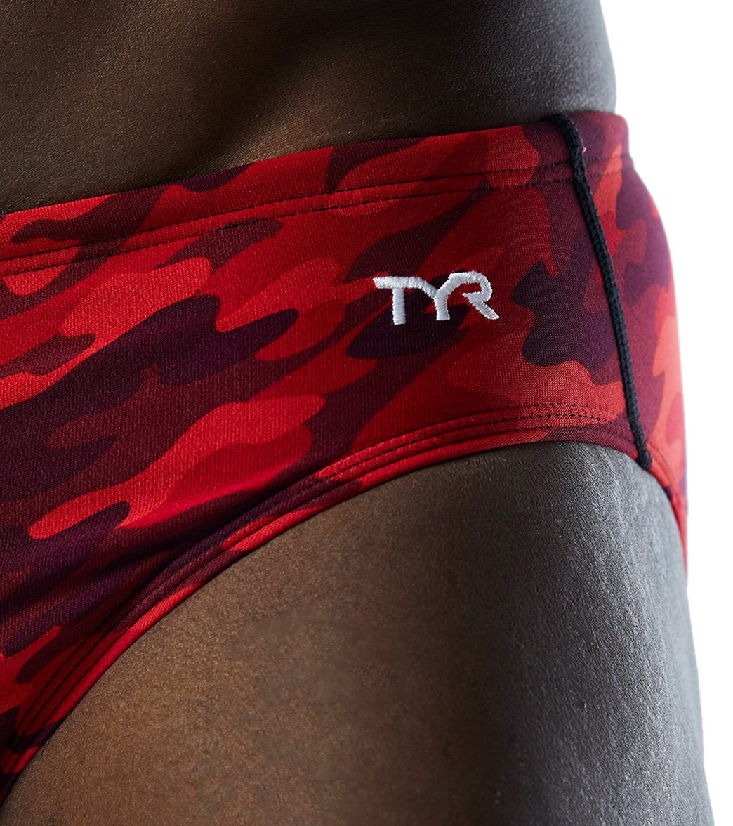 TYR Men's Camo Racer Brief Swimsuit - Image 16
