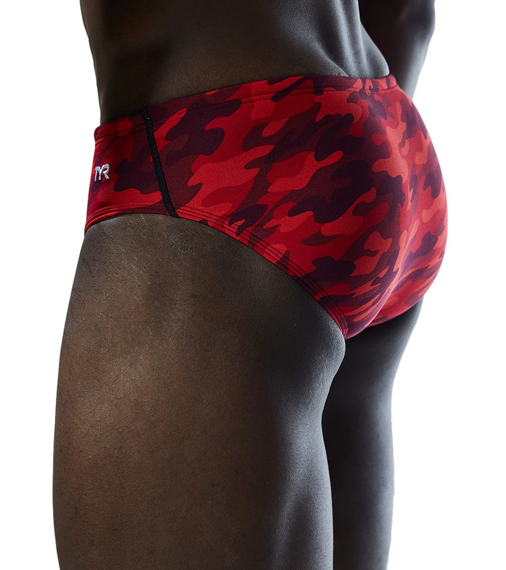 TYR Men's Camo Racer Brief Swimsuit - Image 18