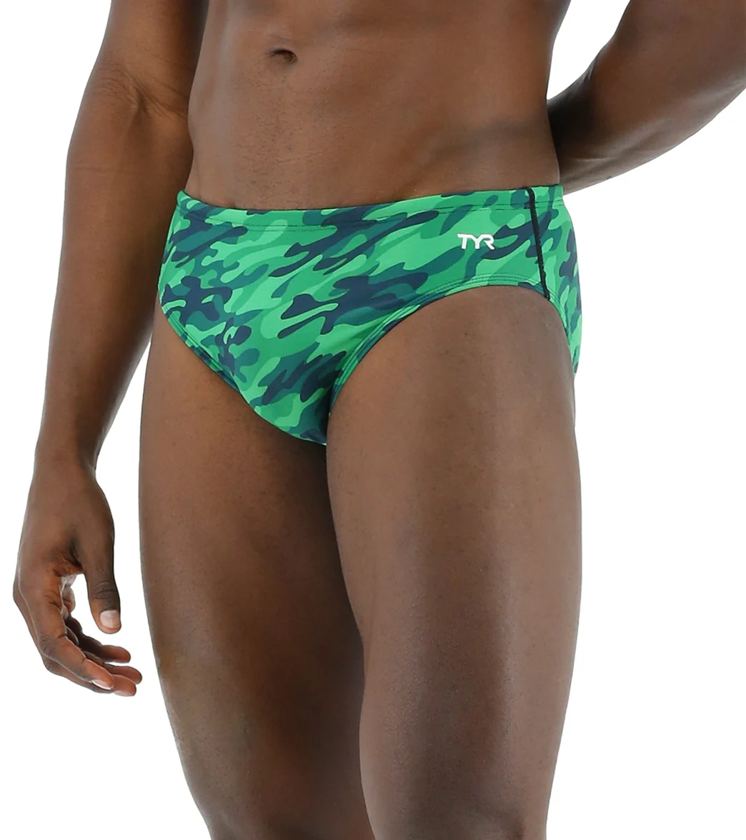 TYR Men's Camo Racer Brief Swimsuit - Image 34