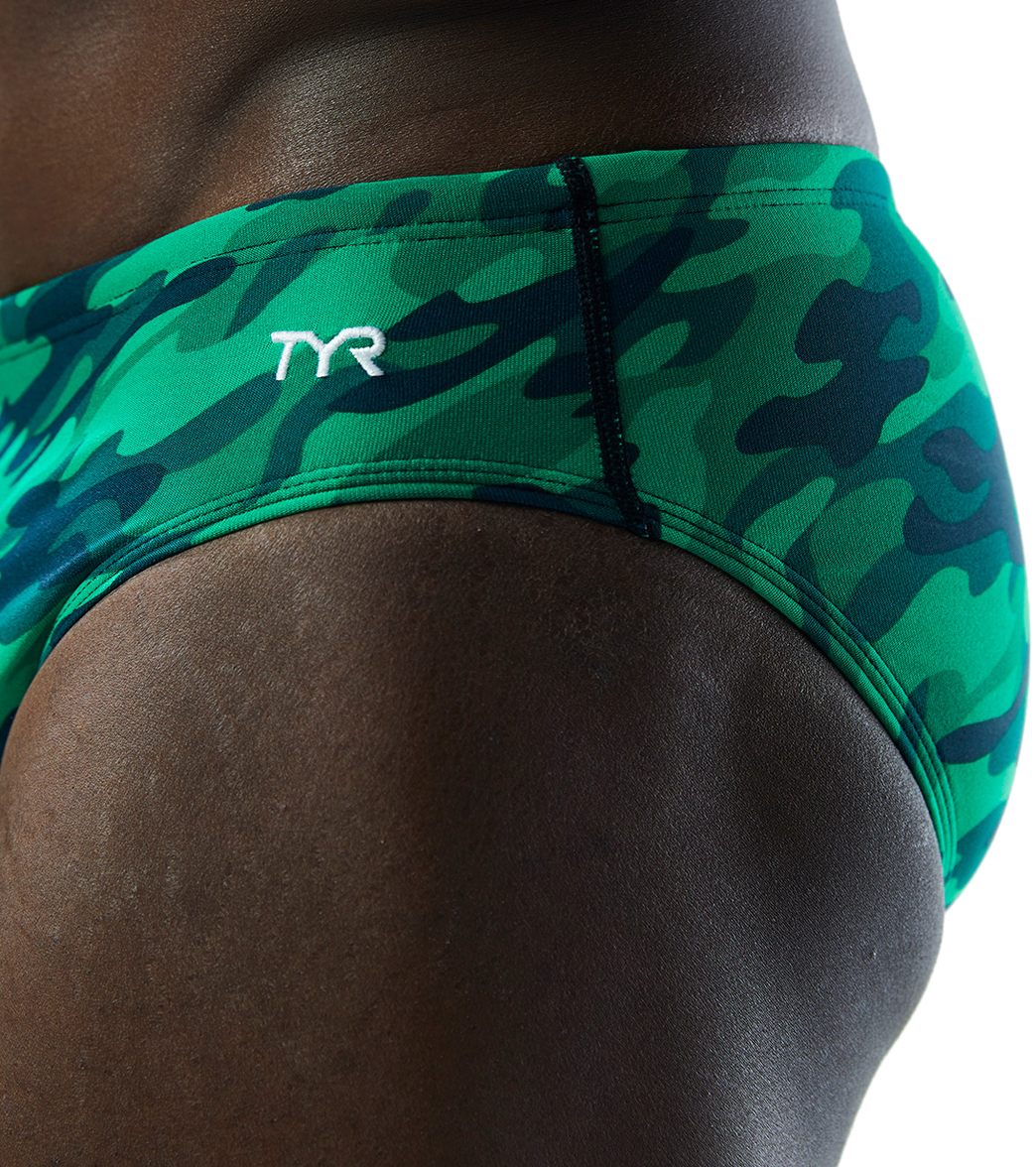 TYR Men's Camo Racer Brief Swimsuit - Image 36