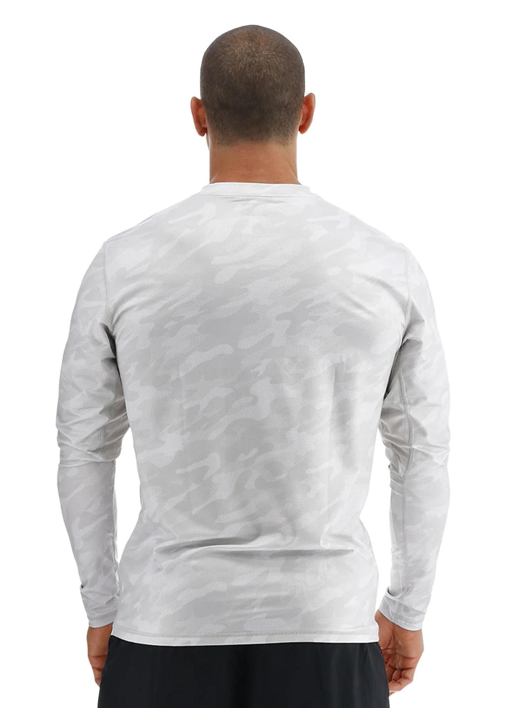 TYR Men's Camohex SunDefense Long Sleeve Vented UPF 50+ Swim Shirt - Image 3