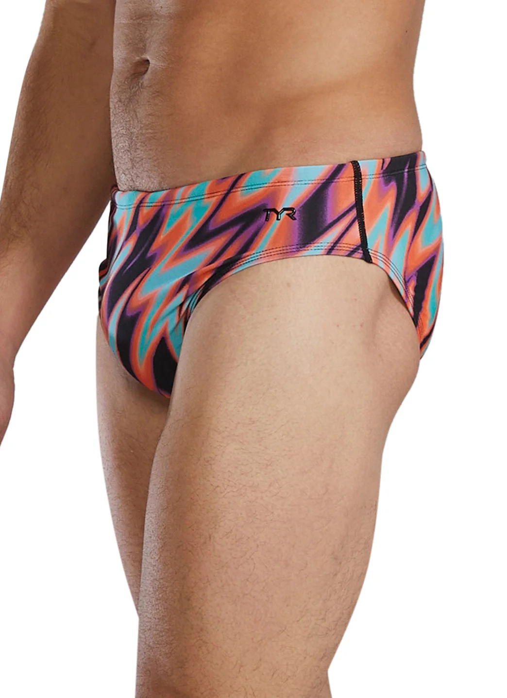 TYR Men's Disarray Durafast Elite Brief Swimsuit - Image 6