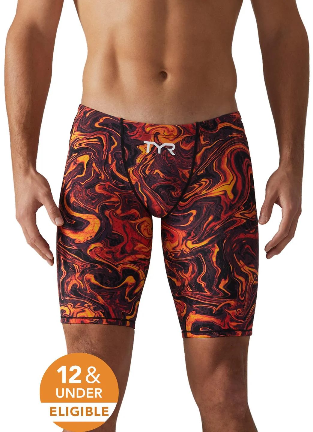 TYR Men's Hyperblitz Thresher Jammer Tech Suit Swimsuit - Image 7