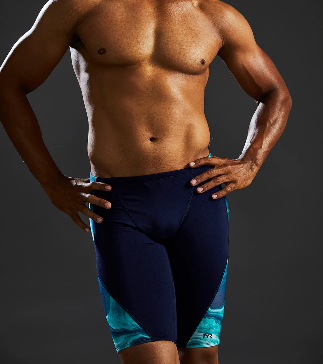 TYR Men's Mezio Blade Jammer Swimsuit - Image 7