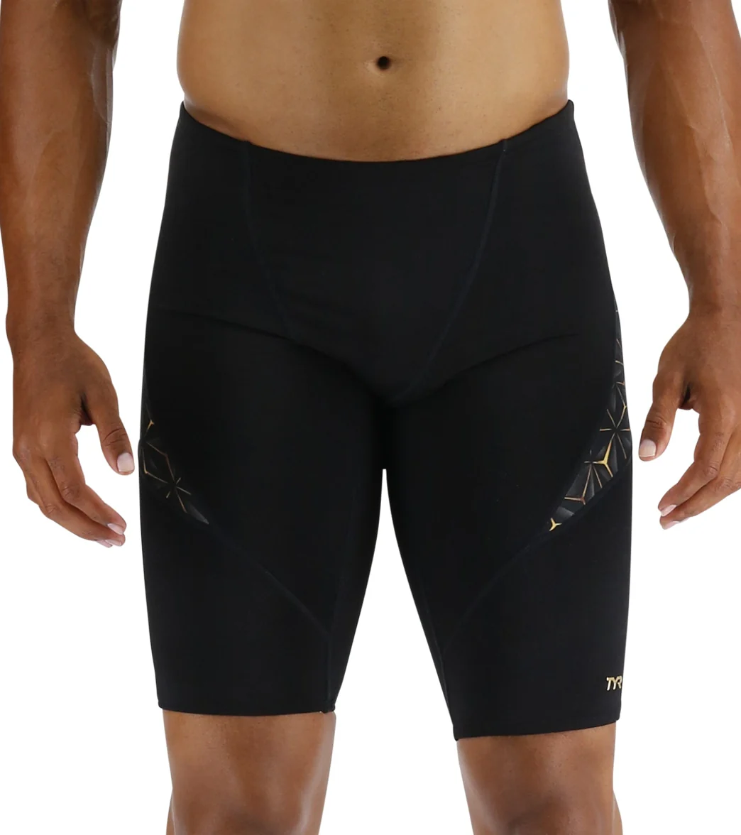 TYR Men's Obsidian Curve Splice Jammer Swimsuit - Image 9