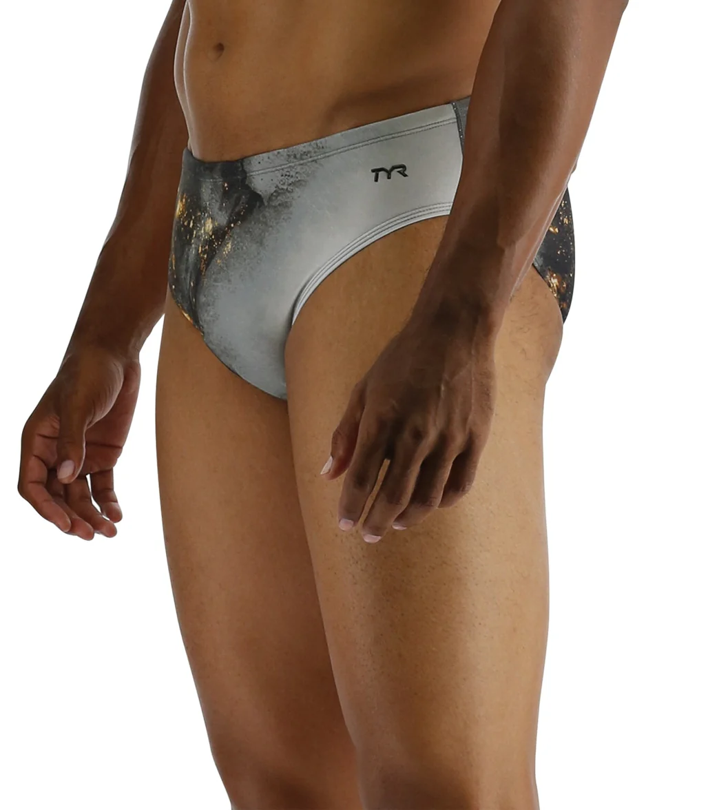 TYR Men's Pyrite Racer Brief Swimsuit - Image 4