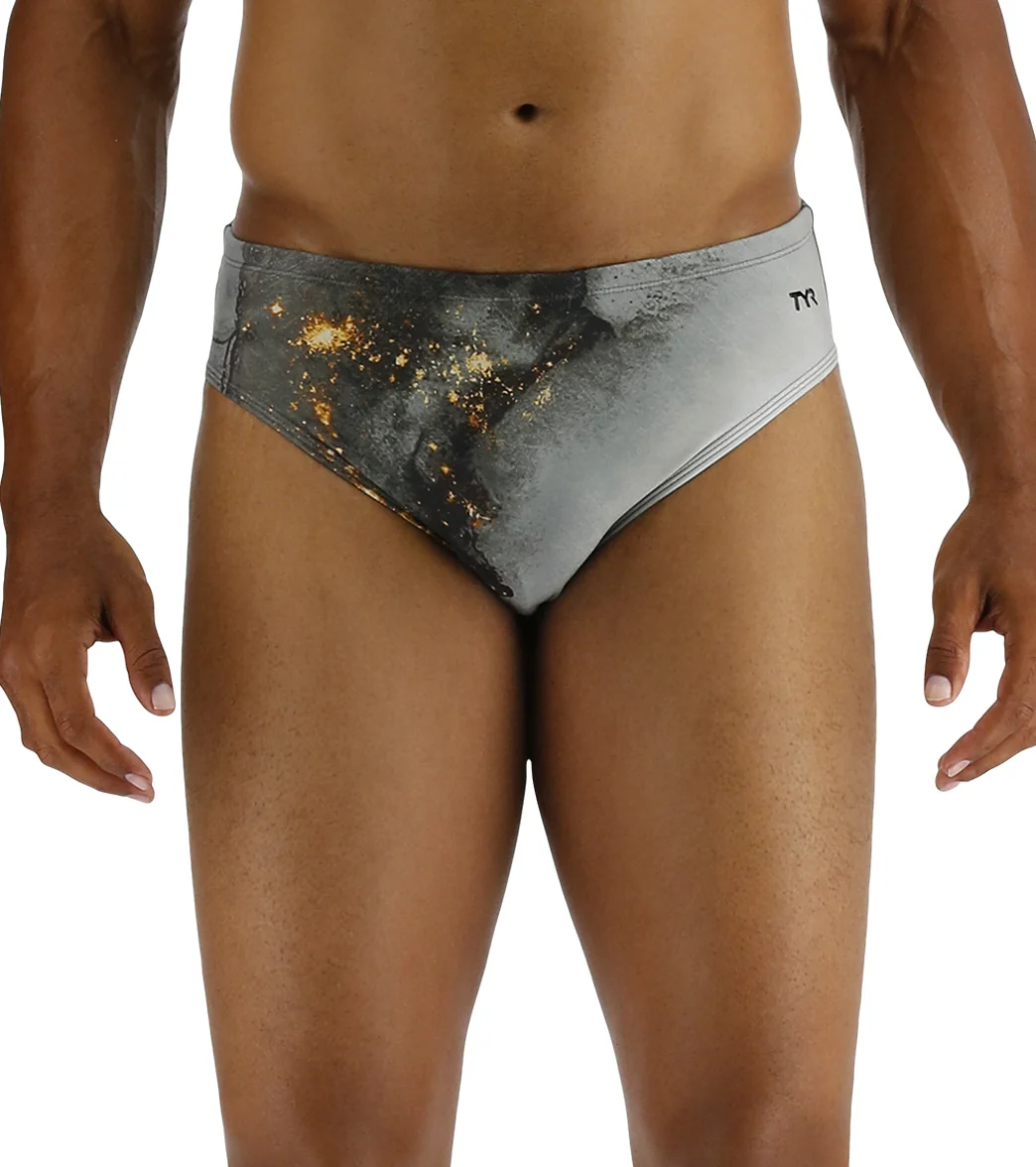TYR Men's Pyrite Racer Brief Swimsuit - Image 9