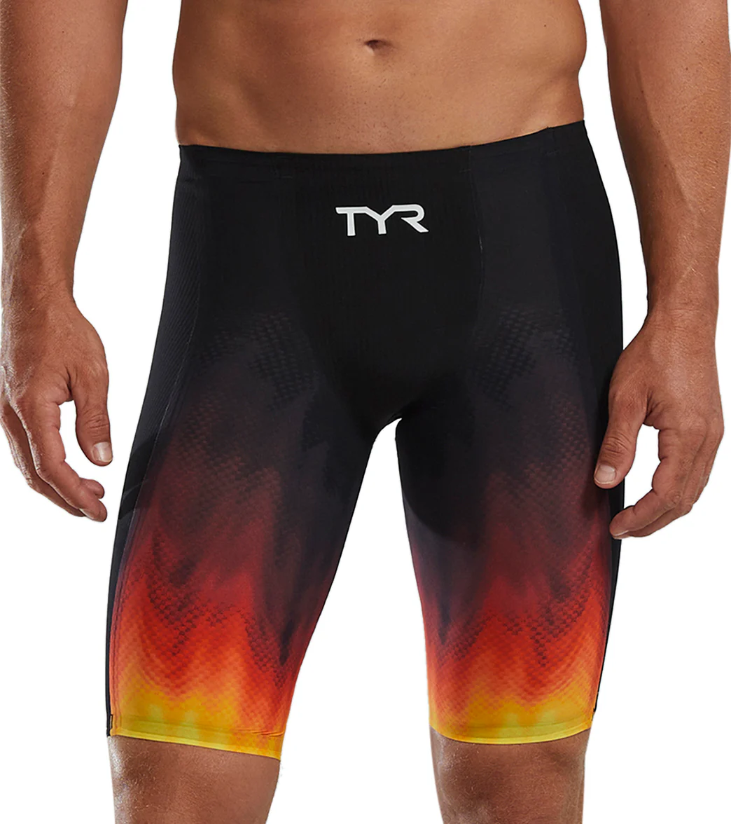 TYR Men's Shockwave High Waist Jammer Tech Suit Swimsuit