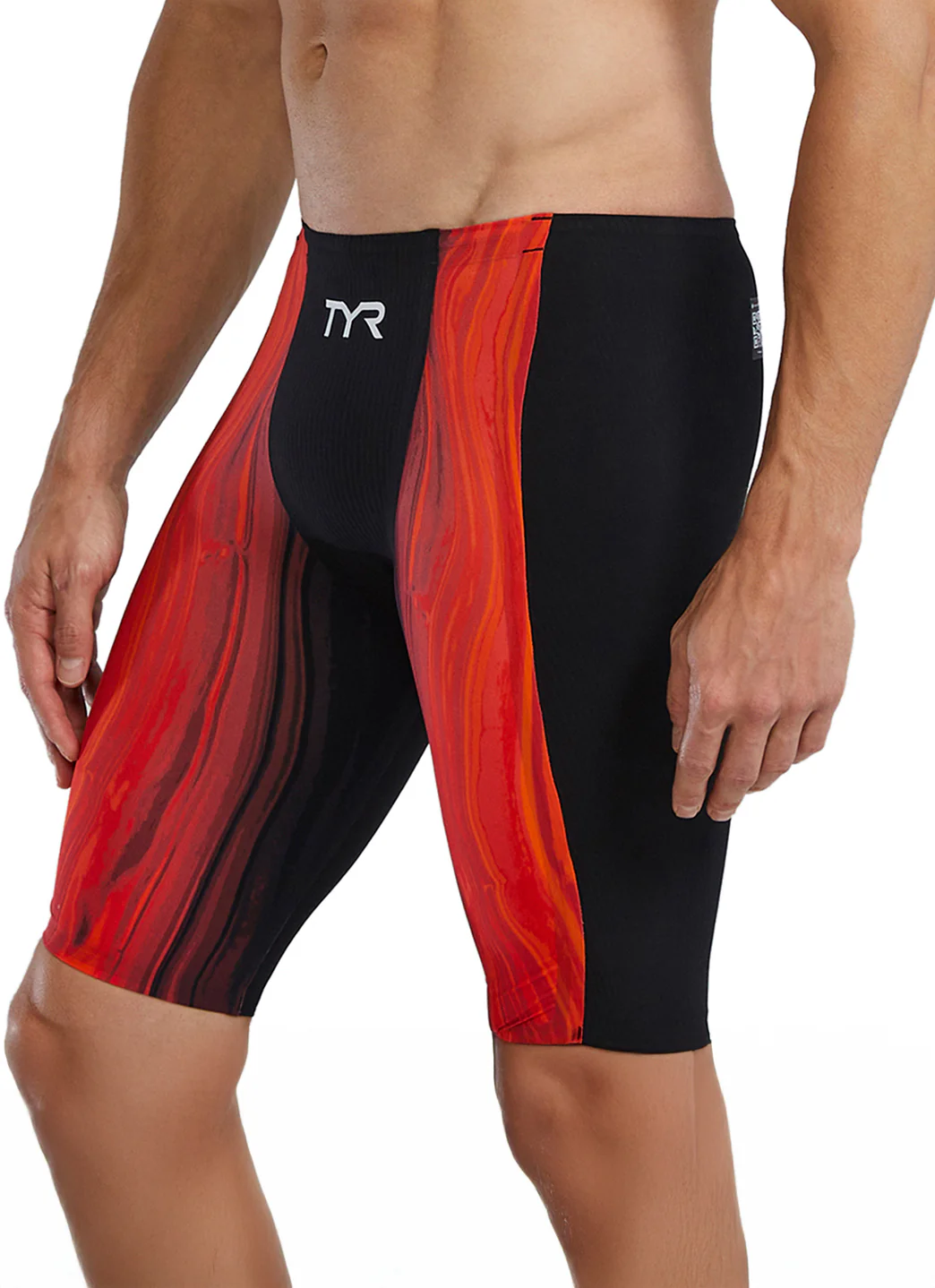TYR Men's Shockwave Volconyx High Waist Jammer Tech Suit Swimsuit - Image 10