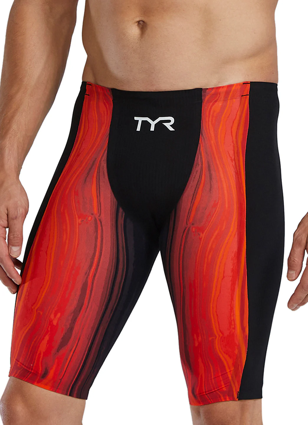 TYR Men's Shockwave Volconyx High Waist Jammer Tech Suit Swimsuit - Image 12