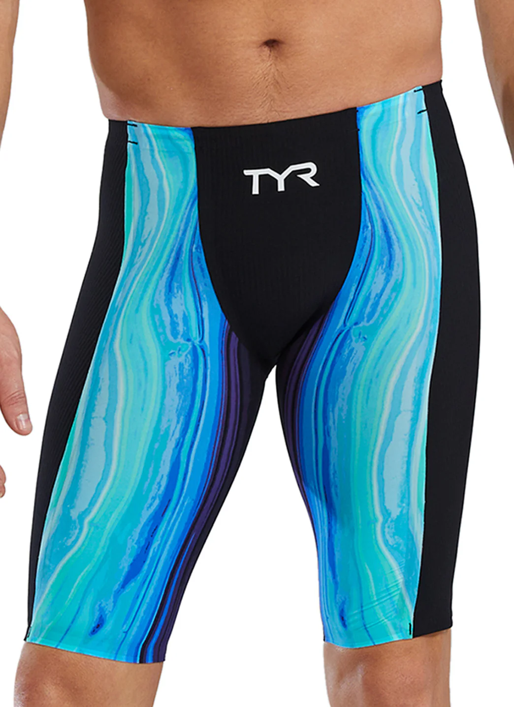 TYR Men's Shockwave Volconyx High Waist Jammer Tech Suit Swimsuit - Image 13