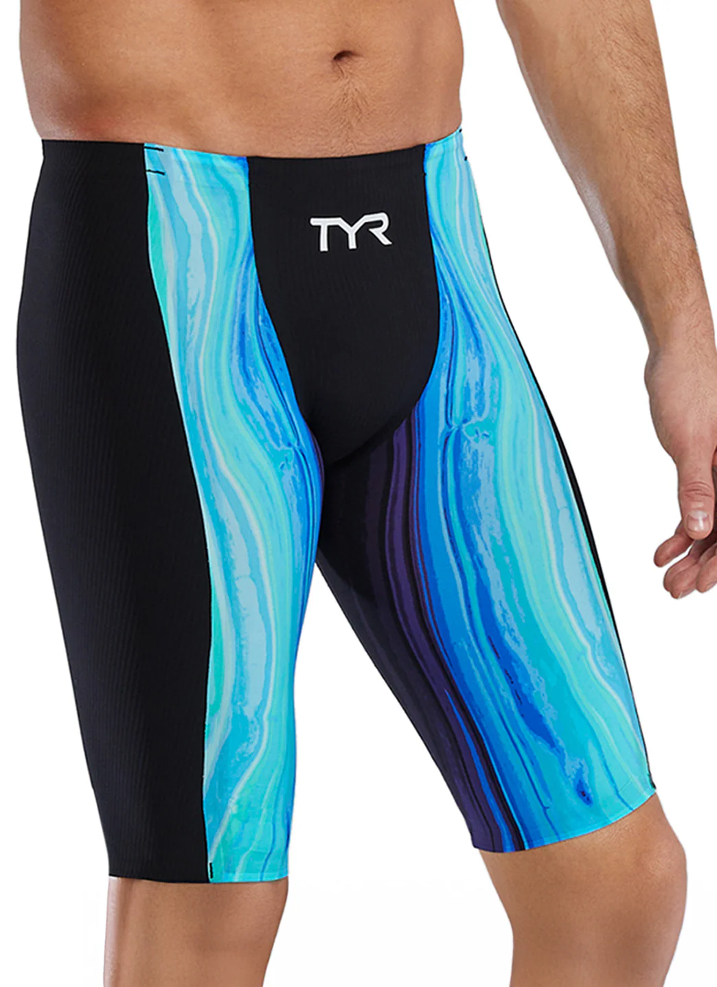 TYR Men's Shockwave Volconyx High Waist Jammer Tech Suit Swimsuit - Image 14