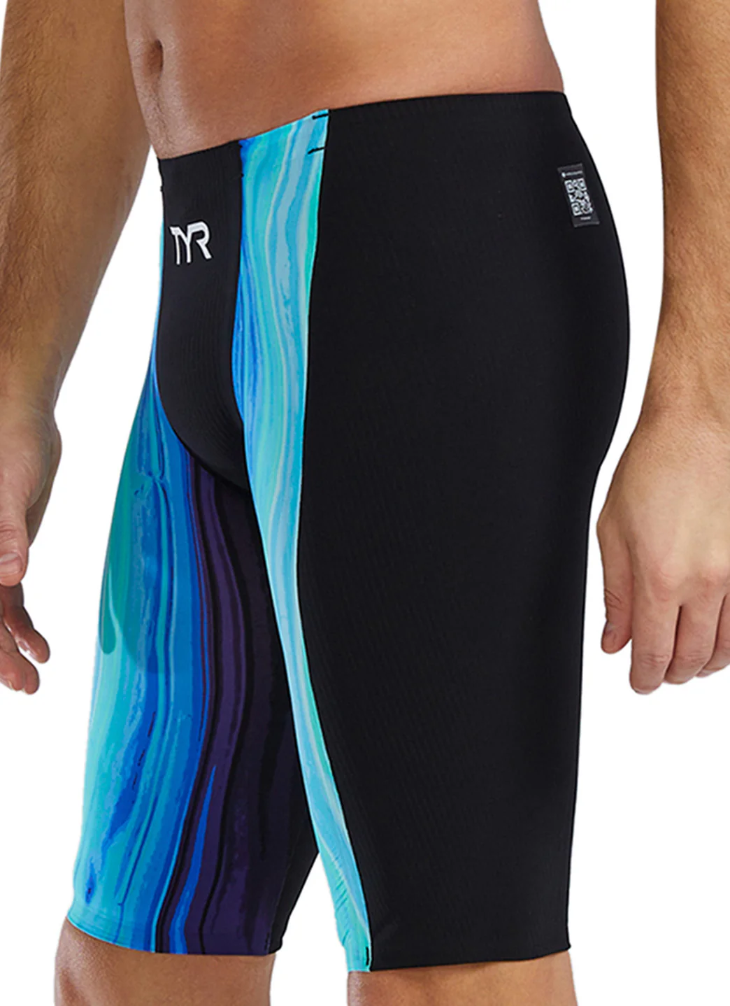 TYR Men's Shockwave Volconyx High Waist Jammer Tech Suit Swimsuit - Image 16