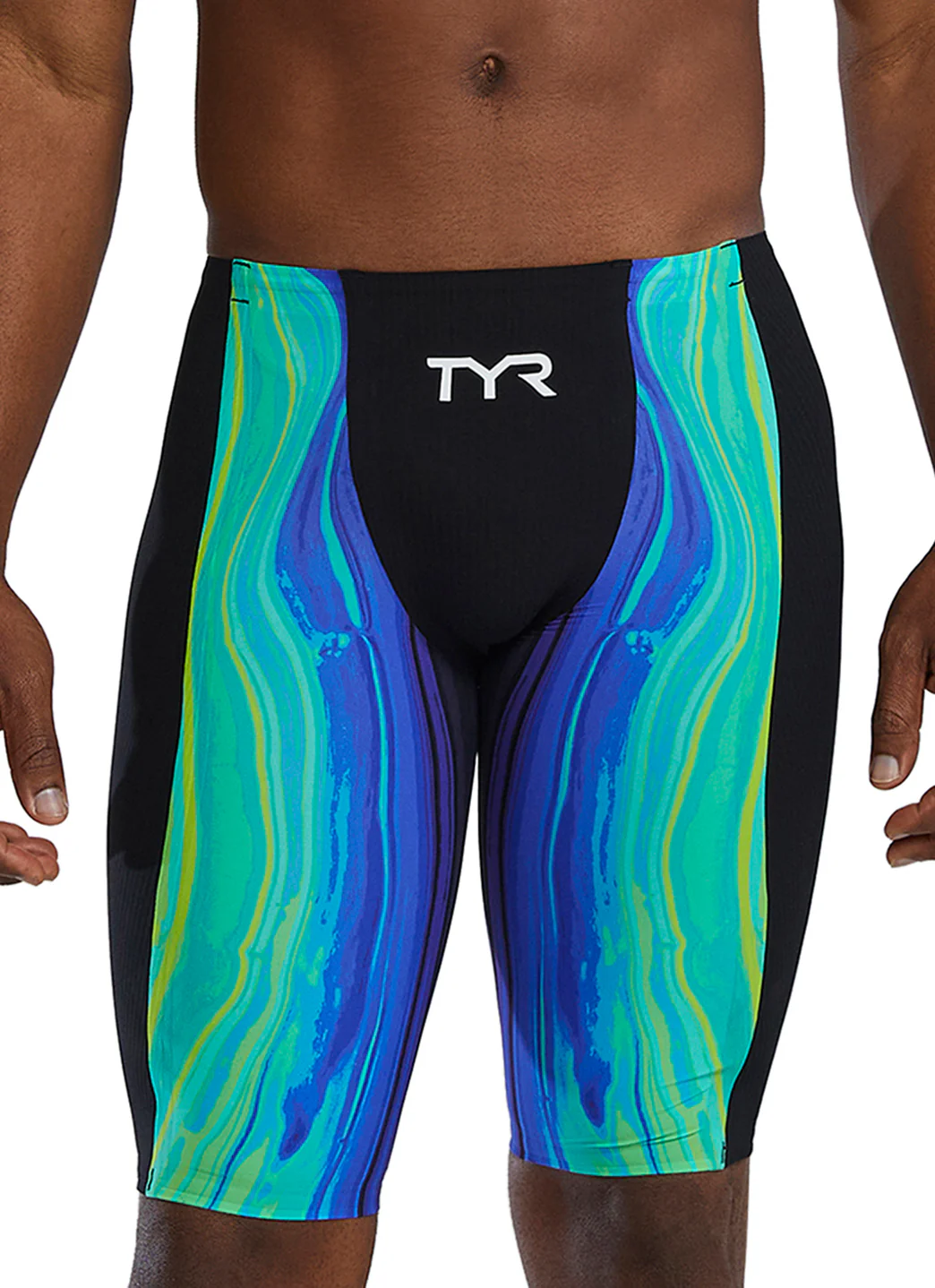TYR Men's Shockwave Volconyx High Waist Jammer Tech Suit Swimsuit - Image 6
