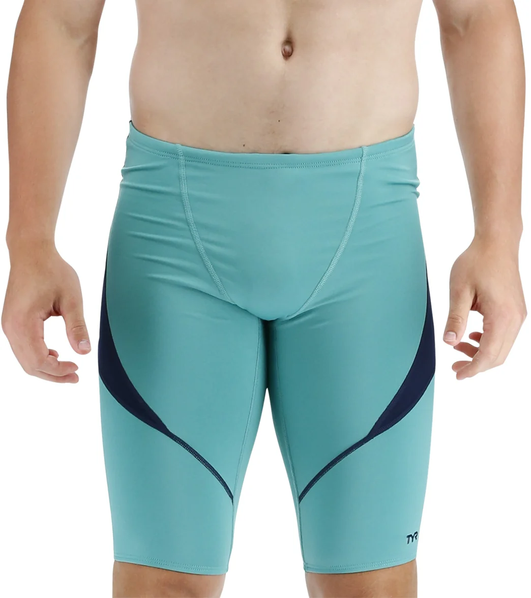 TYR Men's Solid Curve Splice Jammer Swimsuit - Image 22