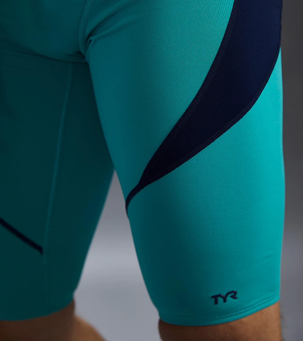 TYR Men's Solid Curve Splice Jammer Swimsuit - Image 31
