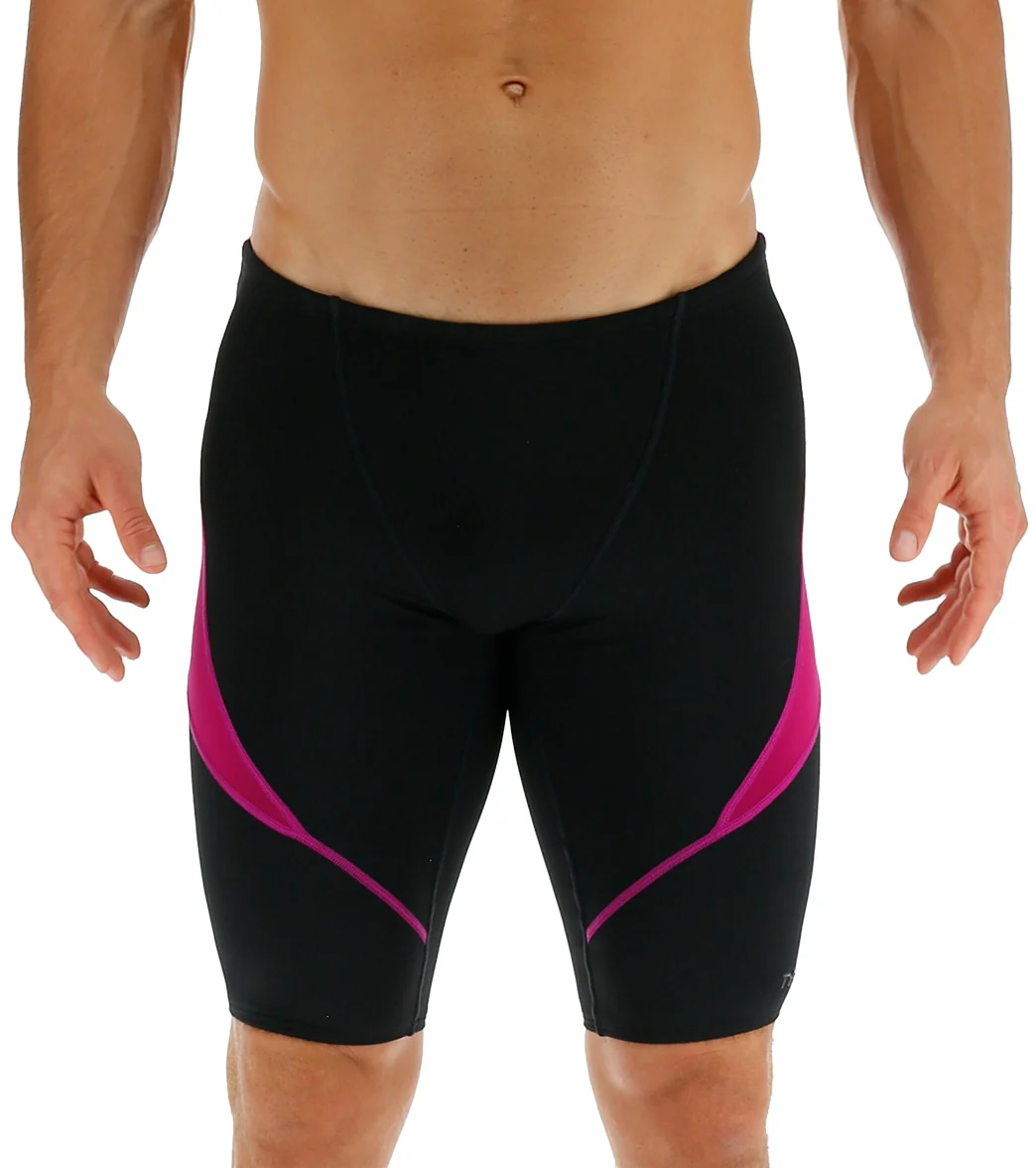 TYR Men's Solid Curve Splice Jammer Swimsuit - Image 9