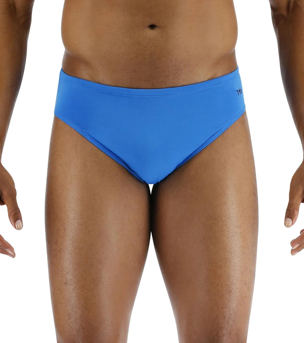 TYR Men's Solid Racer Brief Swimsuit - Image 19