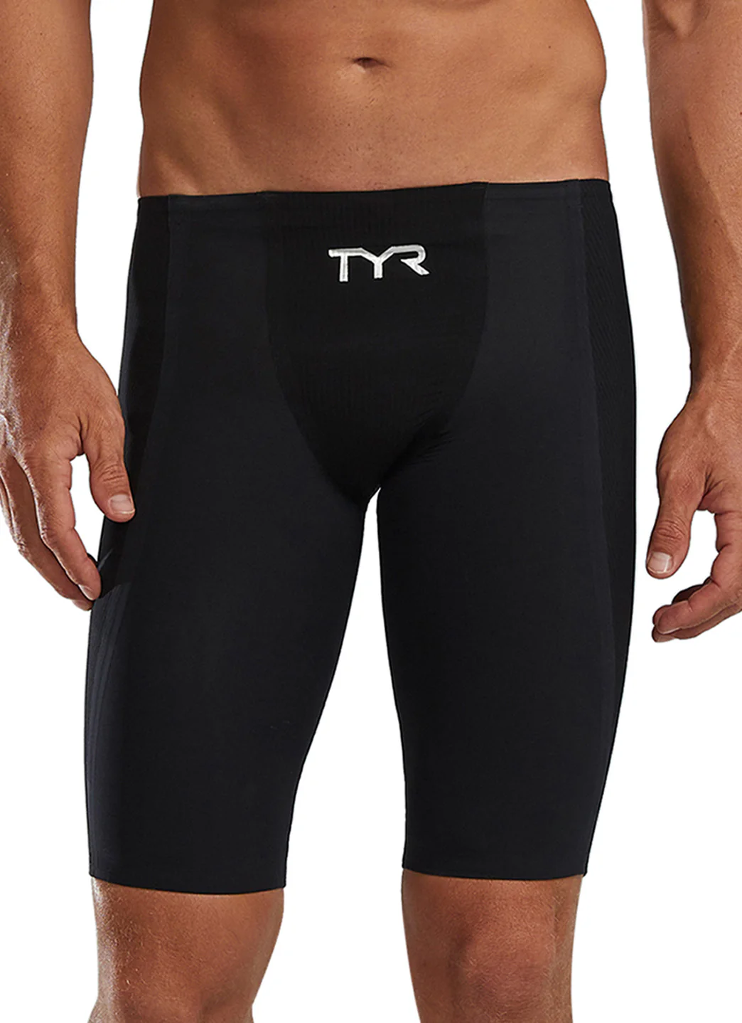 TYR Men's Solid Shockwave High Waist Jammer Tech Suit Swimsuit - Image 2