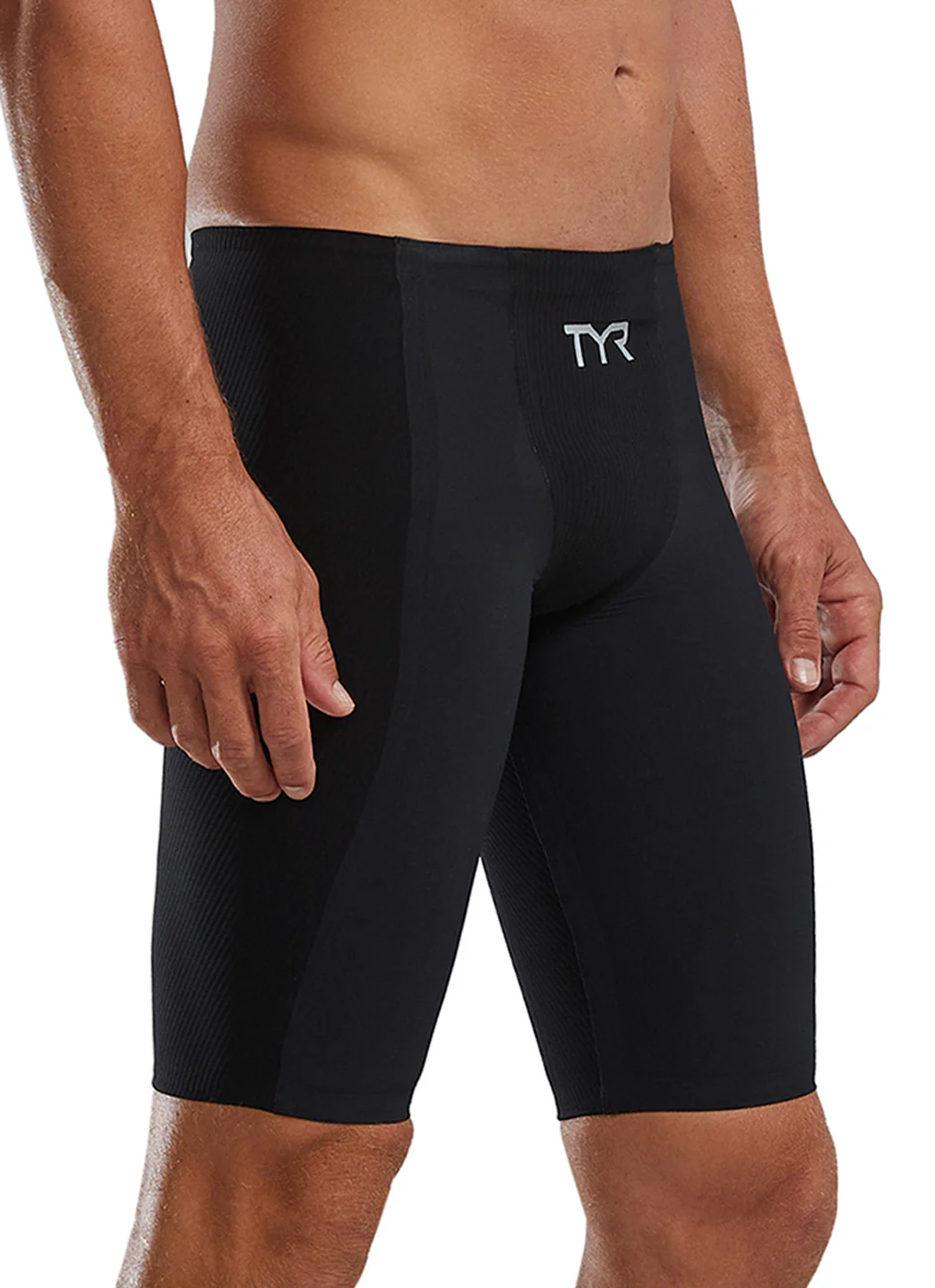 TYR Men's Solid Shockwave High Waist Jammer Tech Suit Swimsuit - Image 3