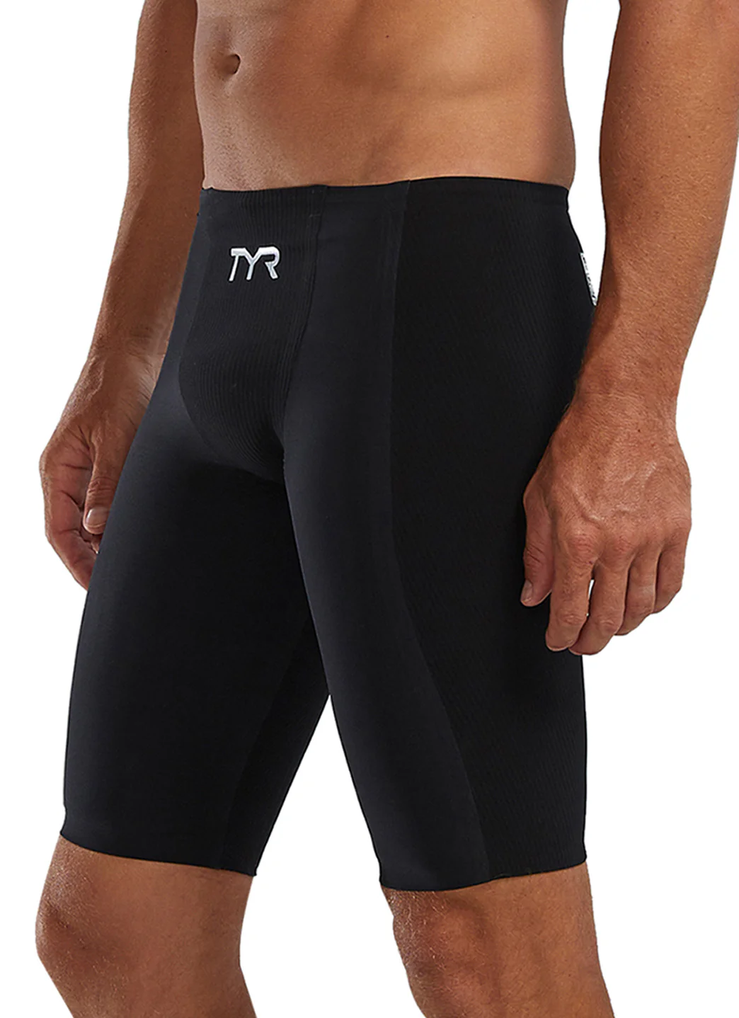TYR Men's Solid Shockwave High Waist Jammer Tech Suit Swimsuit - Image 5