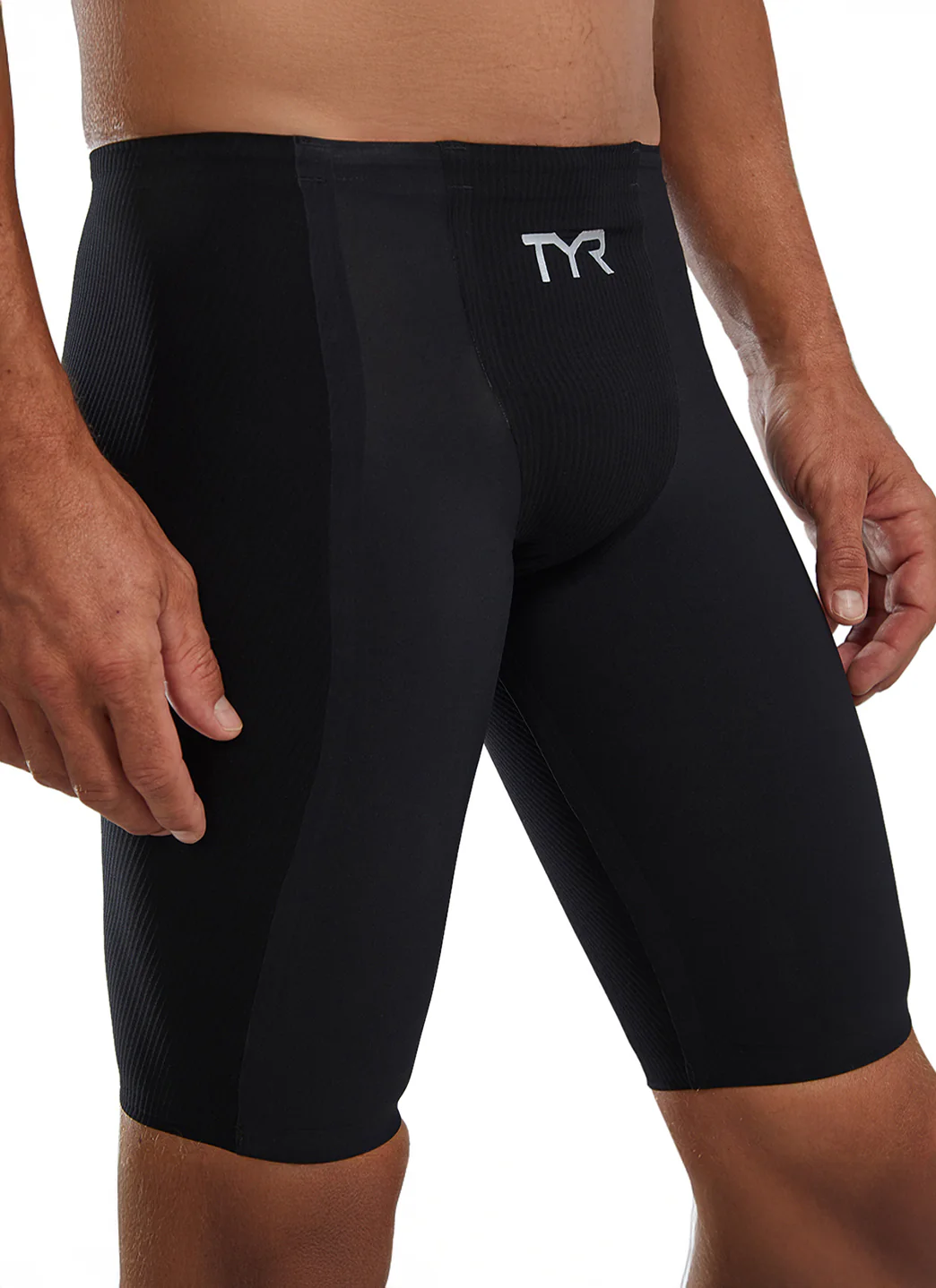 TYR Men's Solid Shockwave High Waist Jammer Tech Suit Swimsuit - Image 7