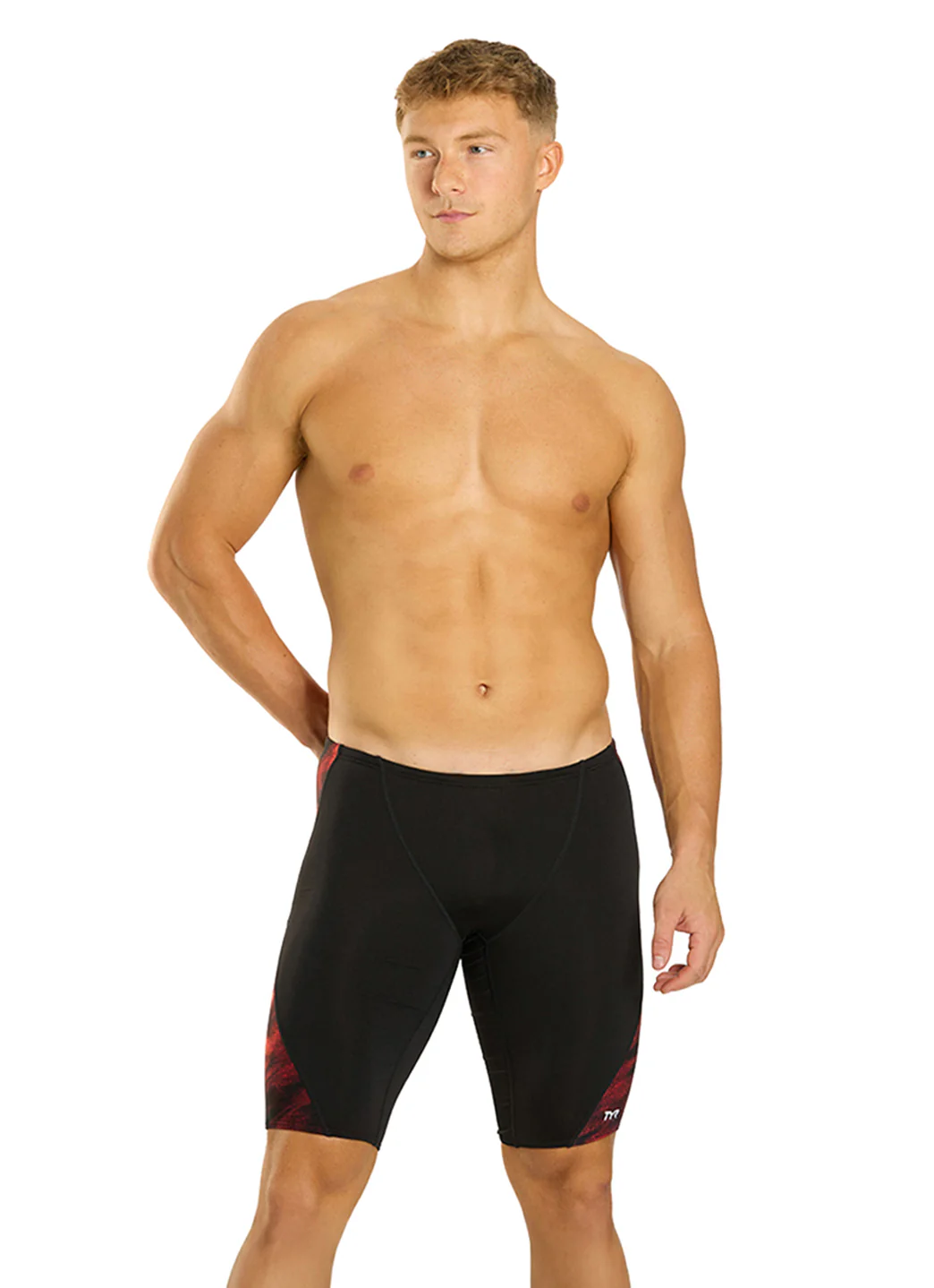 TYR Men's Soren Blade Splice Durafast Elite Jammer Swimsuit - Image 4