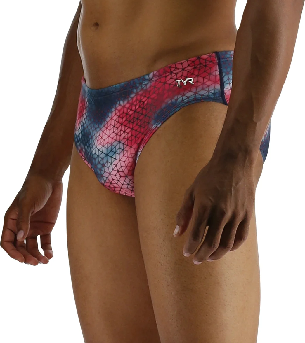 TYR Men's Starhex Racer Brief Swimsuit - Image 4