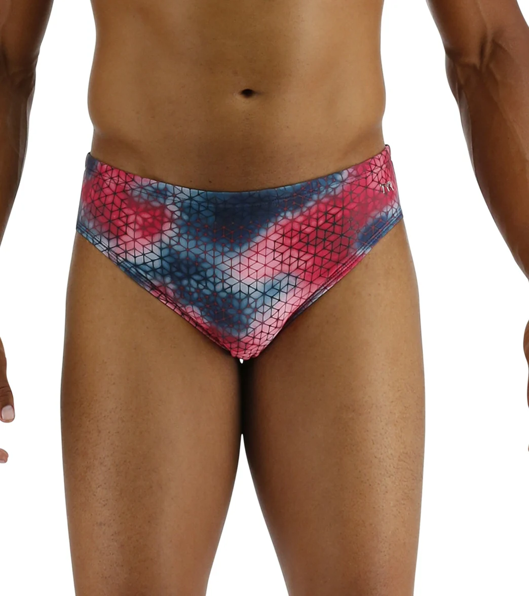 TYR Men's Starhex Racer Brief Swimsuit - Image 8