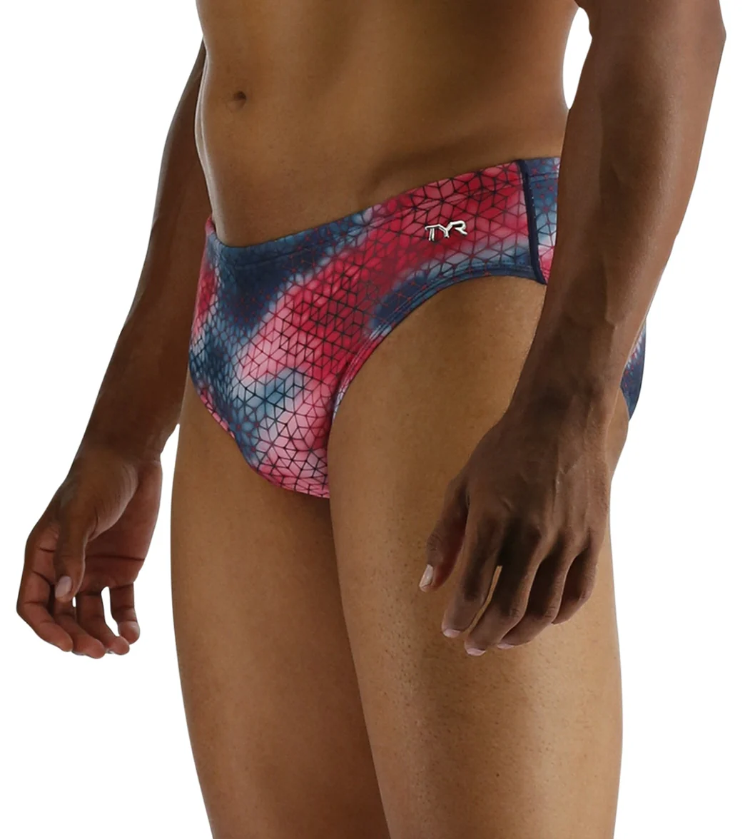 TYR Men's Starhex Racer Brief Swimsuit - Image 9