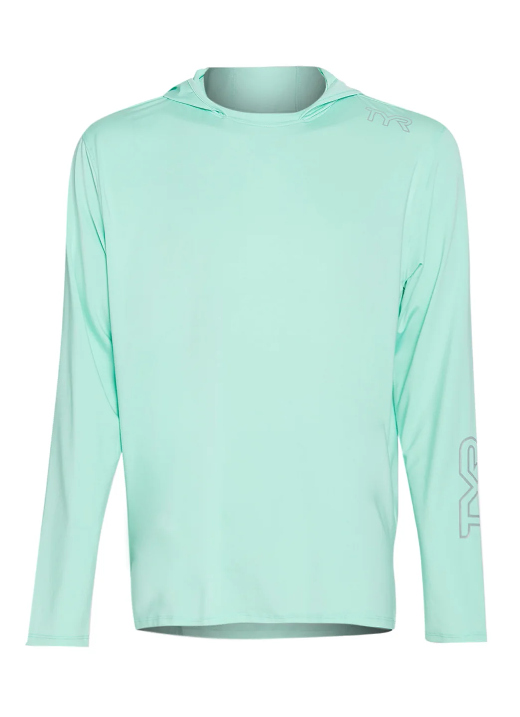 TYR Men's SunDefense Long Sleeve Hooded Swim Shirt - Image 11