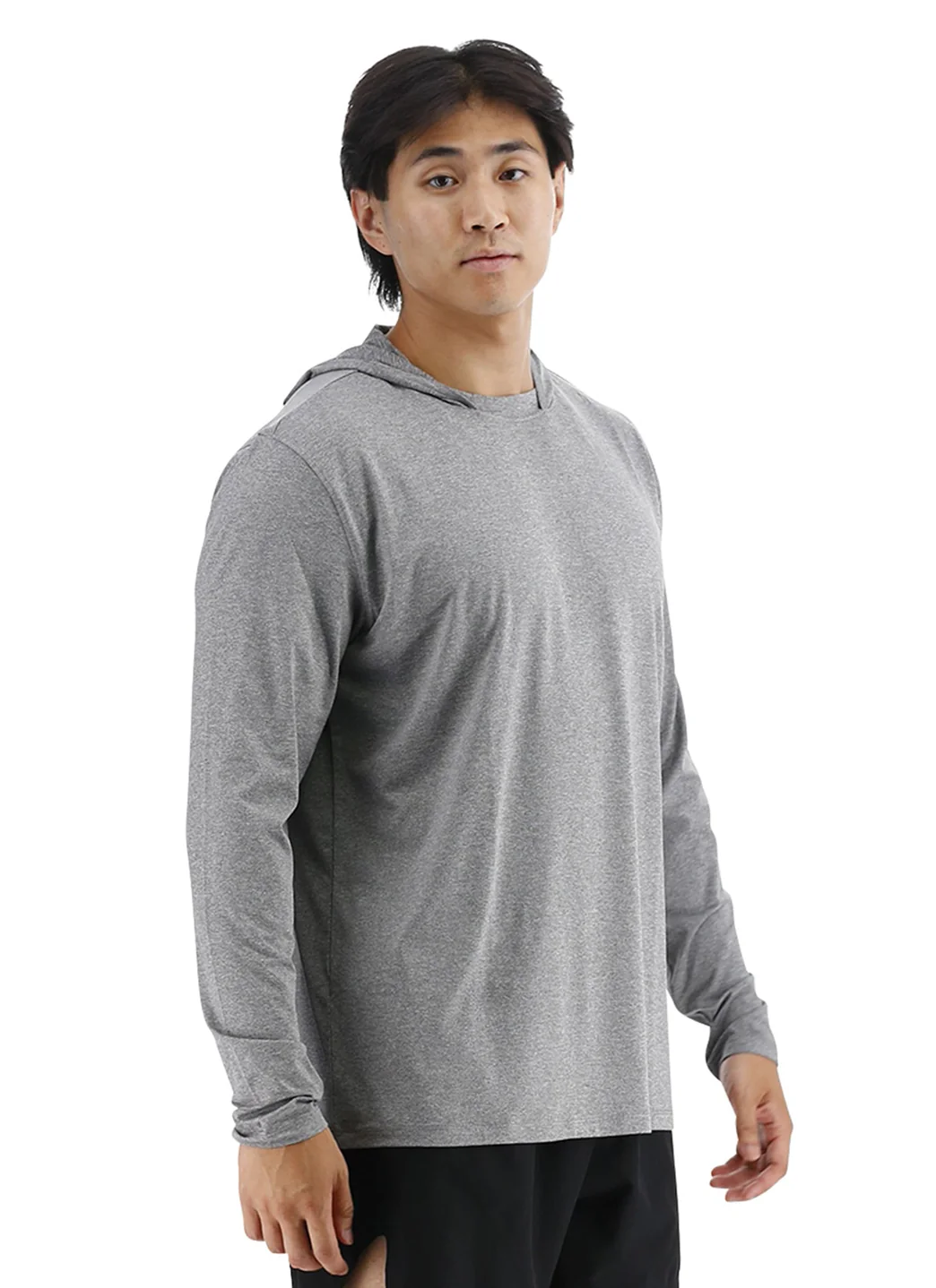 TYR Men's SunDefense Long Sleeve Hooded Swim Shirt - Image 32