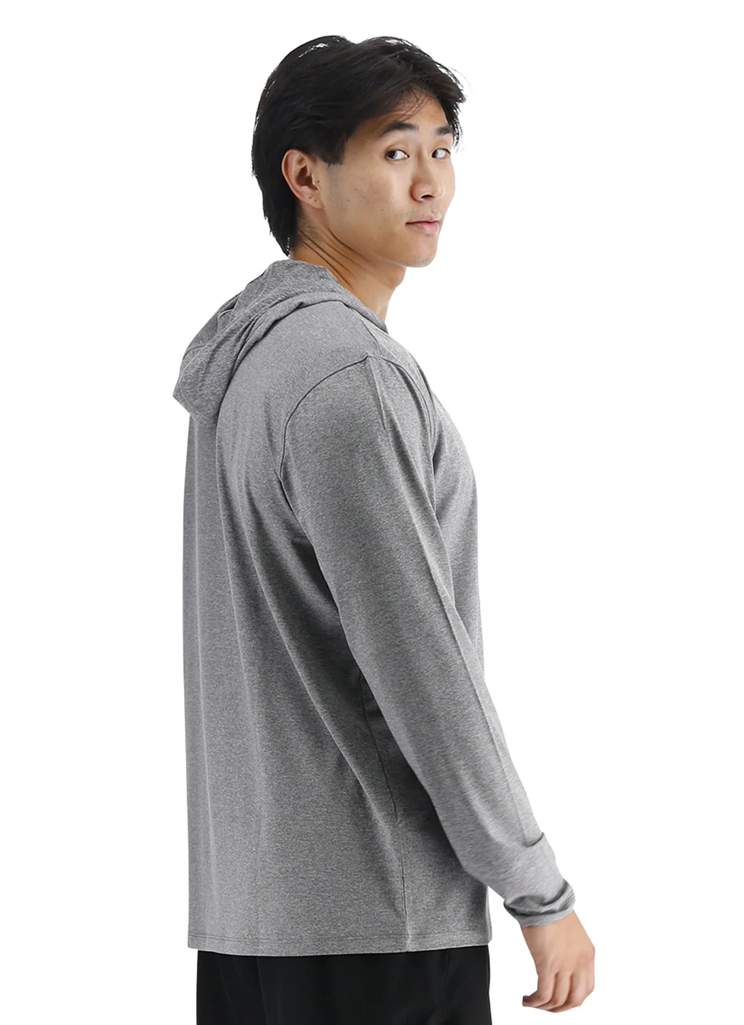 TYR Men's SunDefense Long Sleeve Hooded Swim Shirt - Image 34