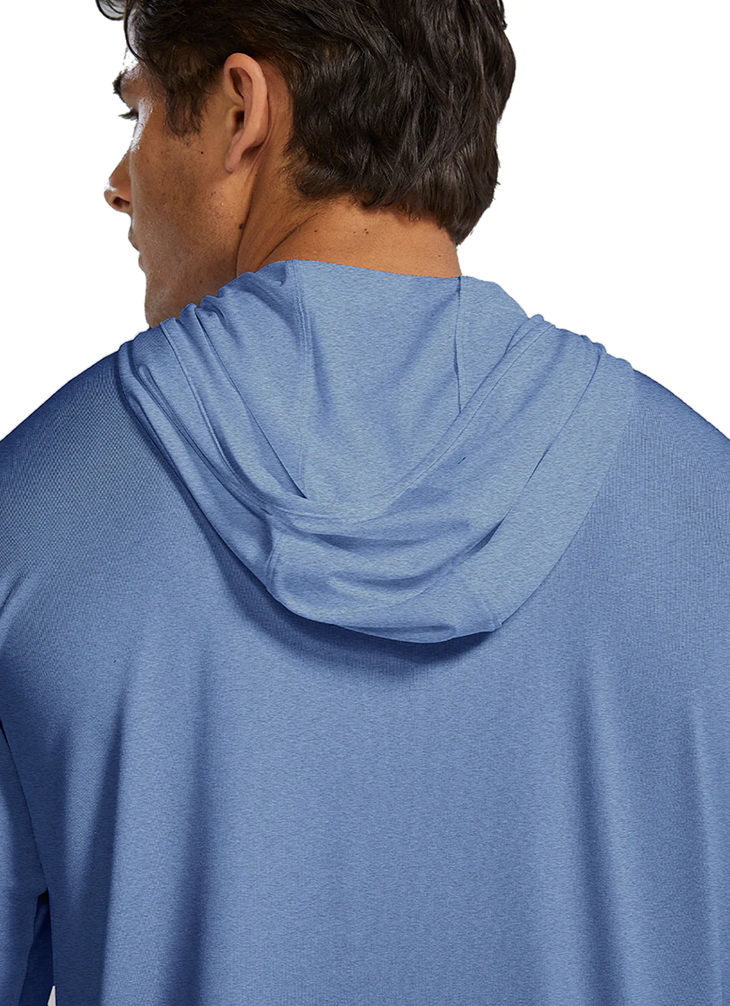 TYR Men's SunDefense Long Sleeve Hooded Swim Shirt - Image 8