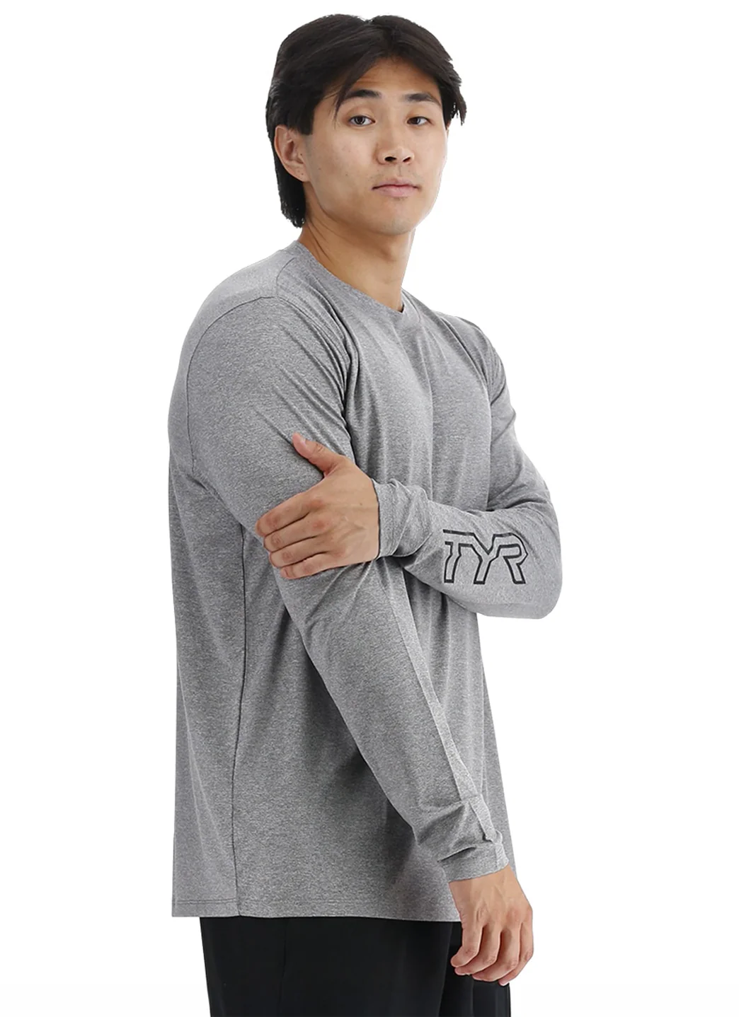 TYR Men's SunDefense Long Sleeve UPF 50+ Swim Shirt - Image 15