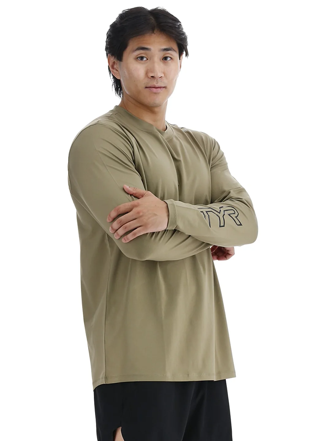 TYR Men's SunDefense Long Sleeve UPF 50+ Swim Shirt - Image 23
