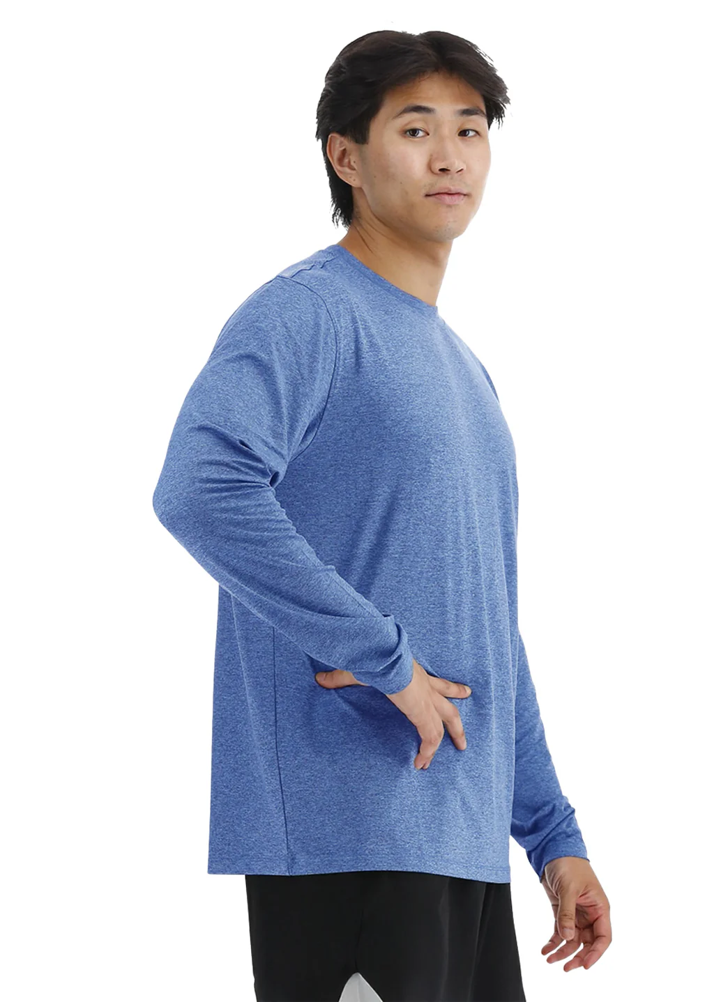 TYR Men's SunDefense Long Sleeve UPF 50+ Swim Shirt - Image 3