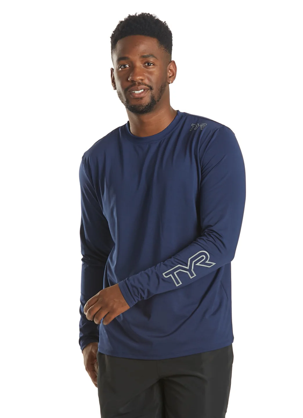 TYR Men's SunDefense Long Sleeve UPF 50+ Swim Shirt - Image 37