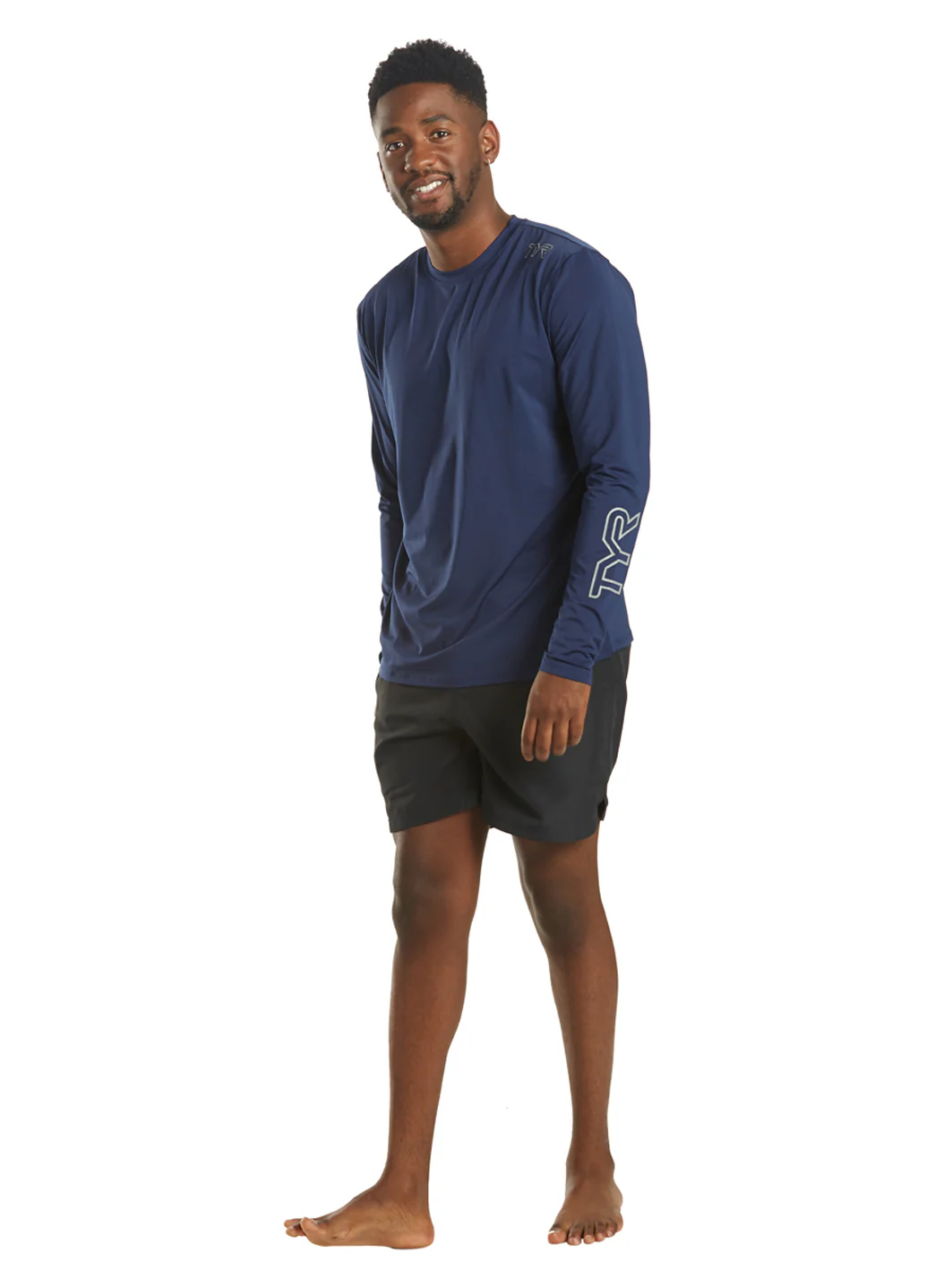 TYR Men's SunDefense Long Sleeve UPF 50+ Swim Shirt - Image 40